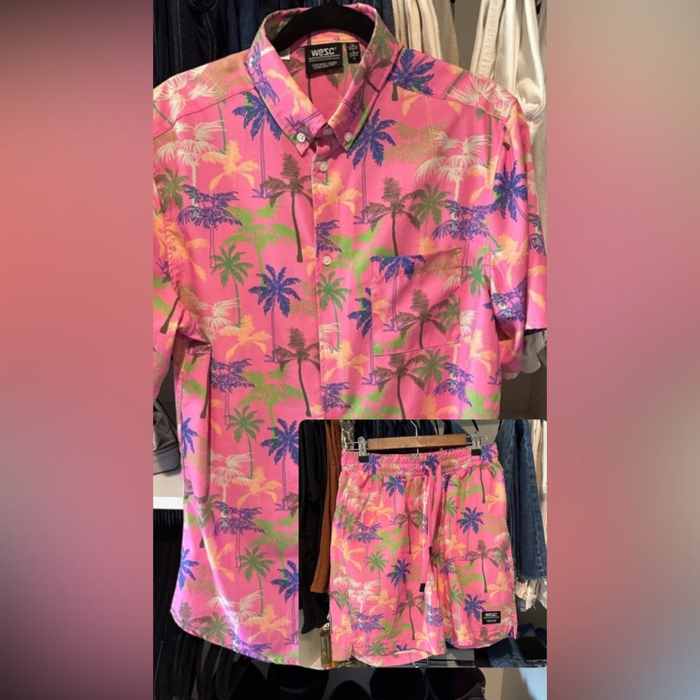 Men’s Wesc Short & Top set in Miami Palms